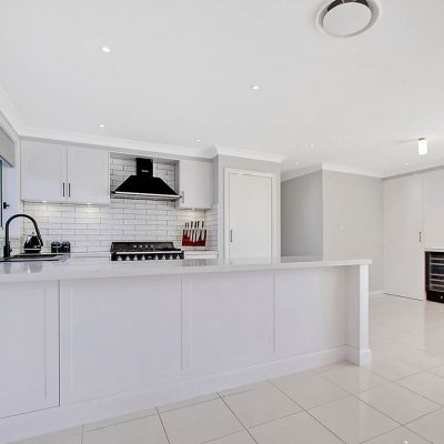 Schofields White Shaker Kitchen with concealed cabinet