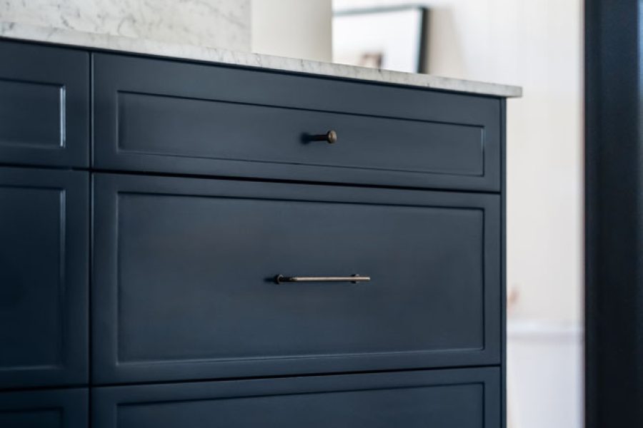 Galston Dark Blue Shaker Kitchen